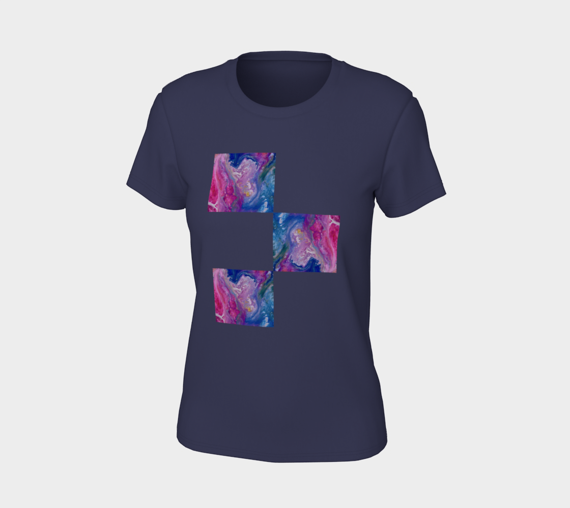 Aperçu de Powerful Pink Bella Tshirt #7