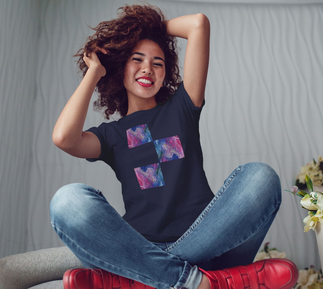 Aperçu de Powerful Pink Bella Tshirt #3