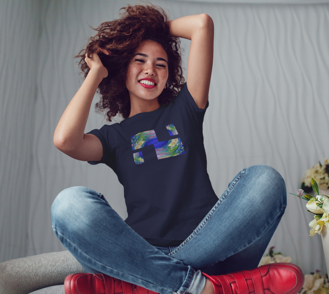 Aperçu de Beautiful Abstract Bella Tshirt #3