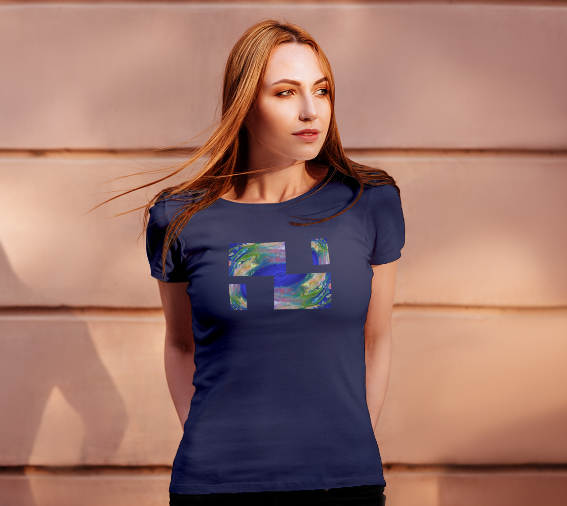 Aperçu de Beautiful Abstract Bella Tshirt #4