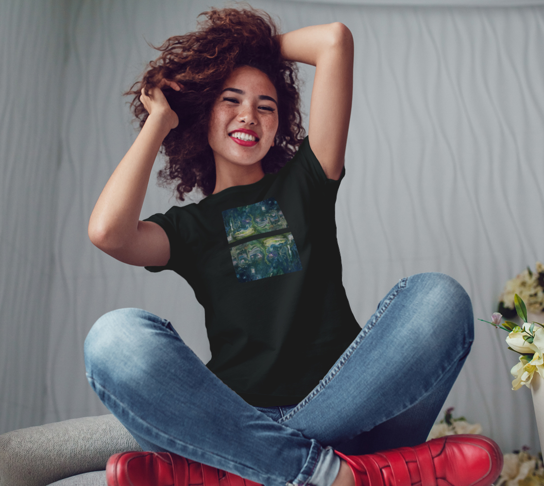Aperçu de Turquoise Magical Story Bella Tshirt #3