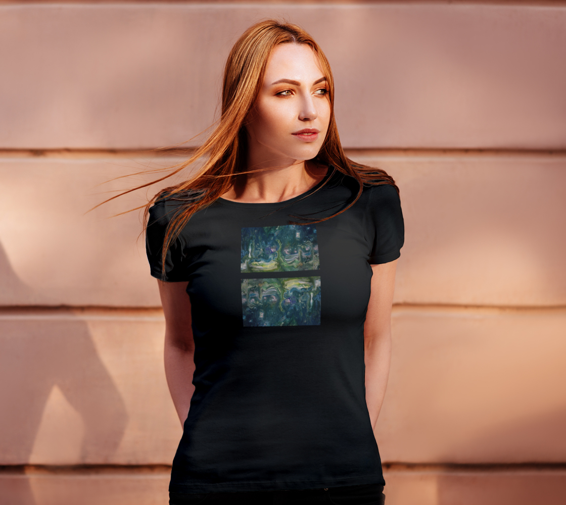 Aperçu de Turquoise Magical Story Bella Tshirt #4