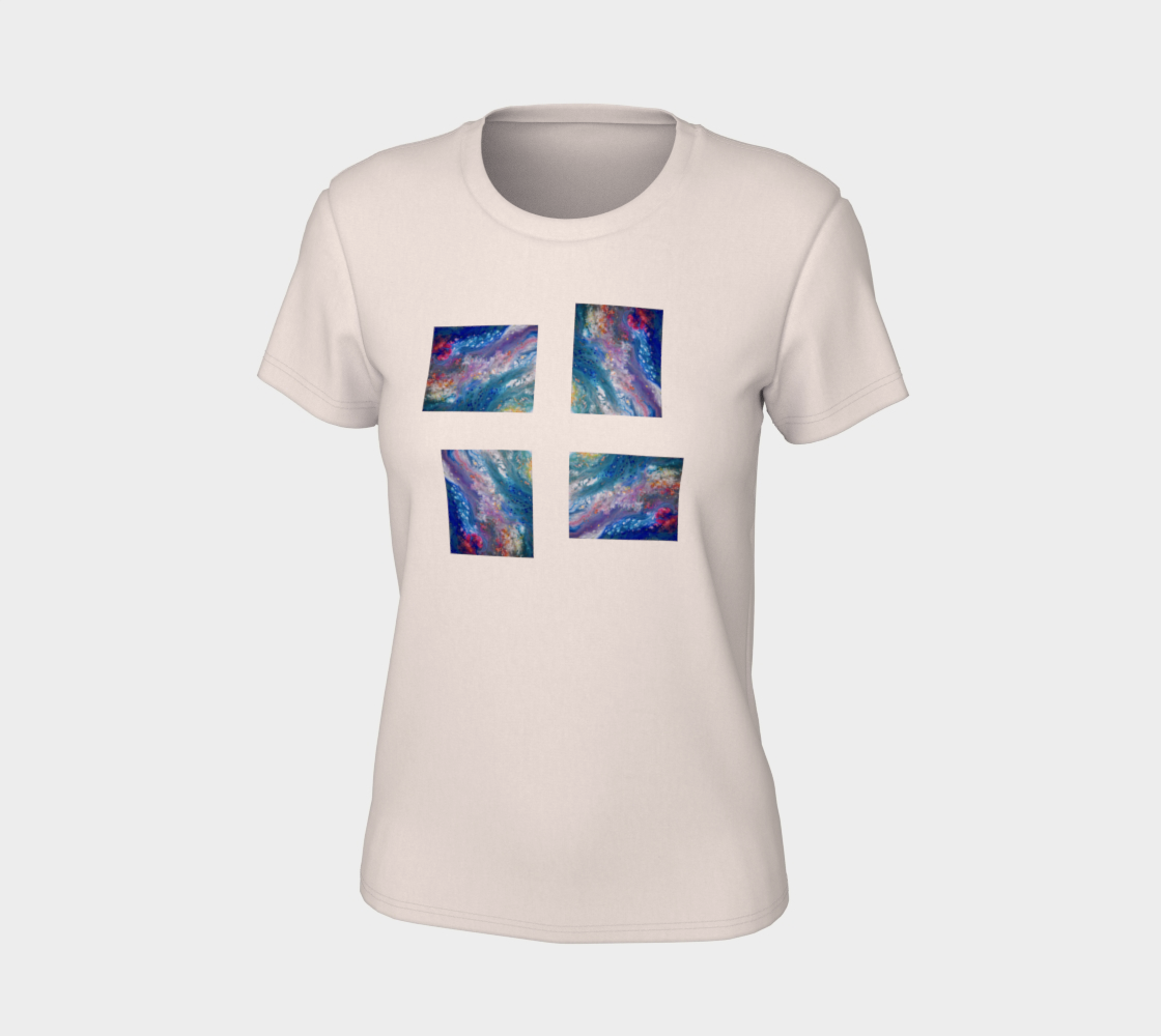 Aperçu de Fleurs en mouvement Bella Tshirt #7