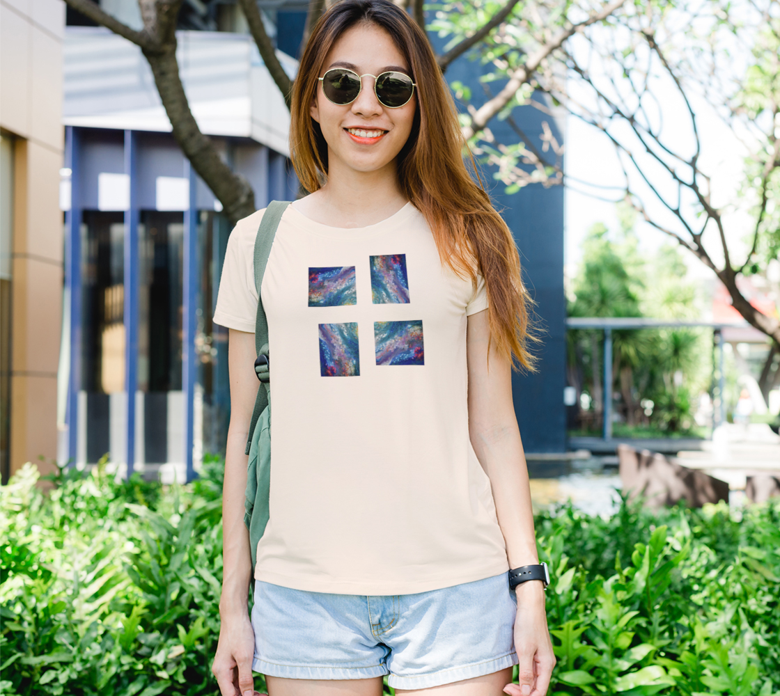 Aperçu de Fleurs en mouvement Bella Tshirt #1