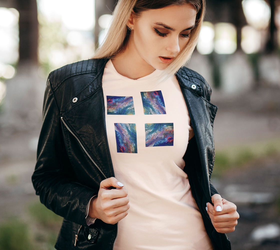 Aperçu de Fleurs en mouvement Bella Tshirt #2
