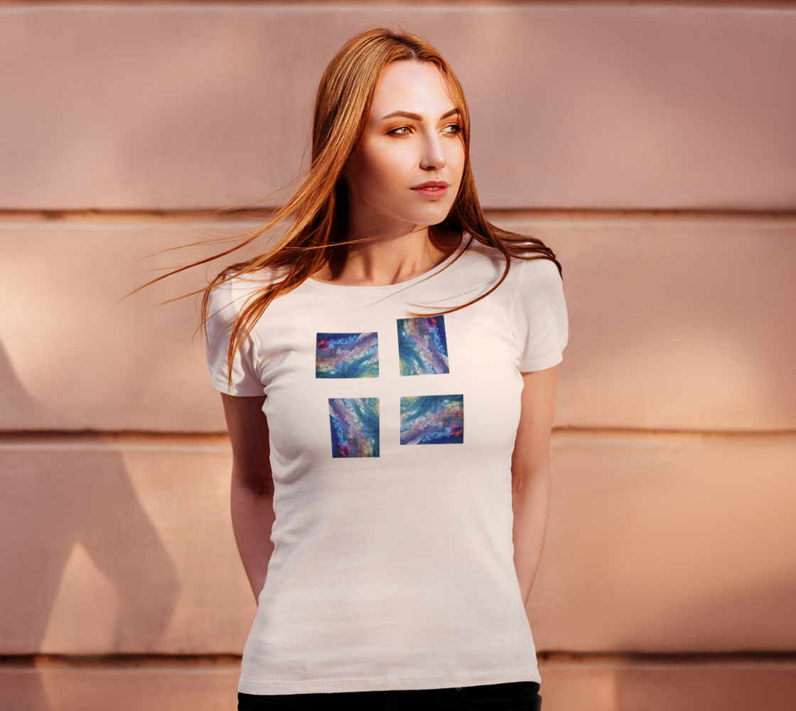 Aperçu de Fleurs en mouvement Bella Tshirt #4