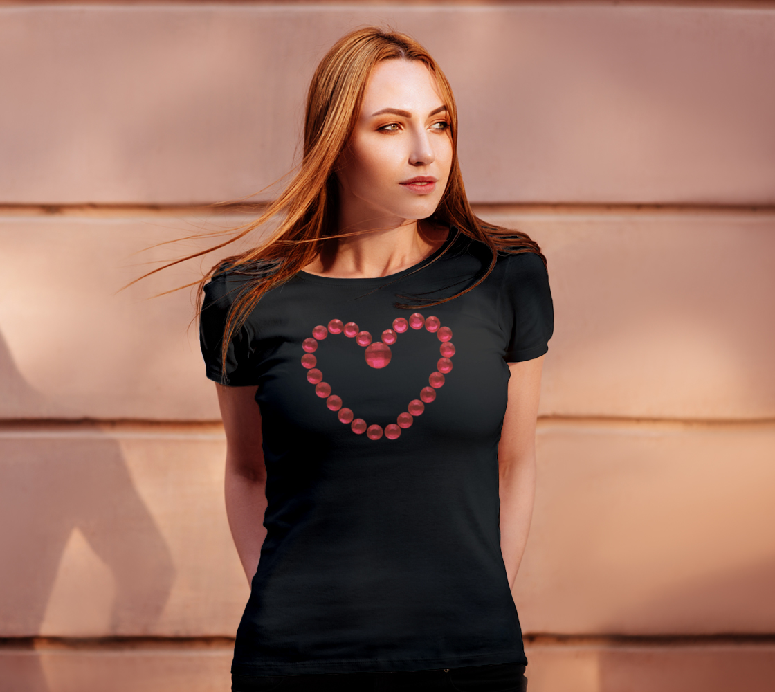Red Bead Love Heart preview #4
