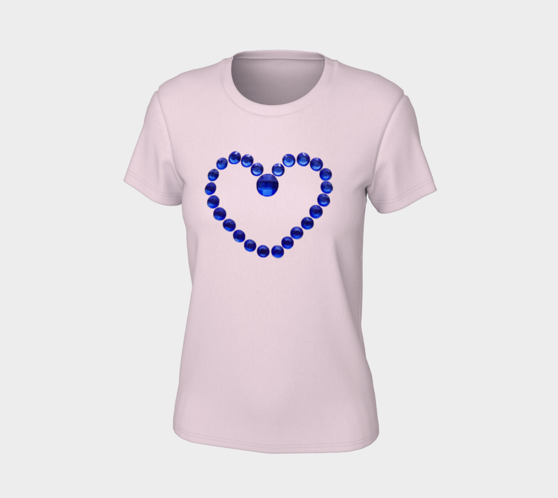 Blue Bead Love Heart Tee preview #7