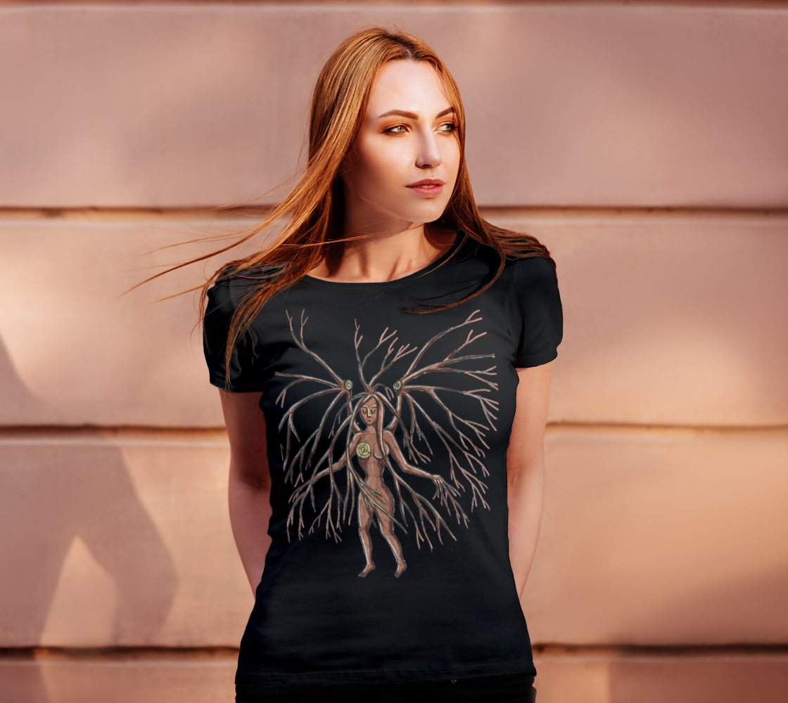 lady dryad t shirt preview #4