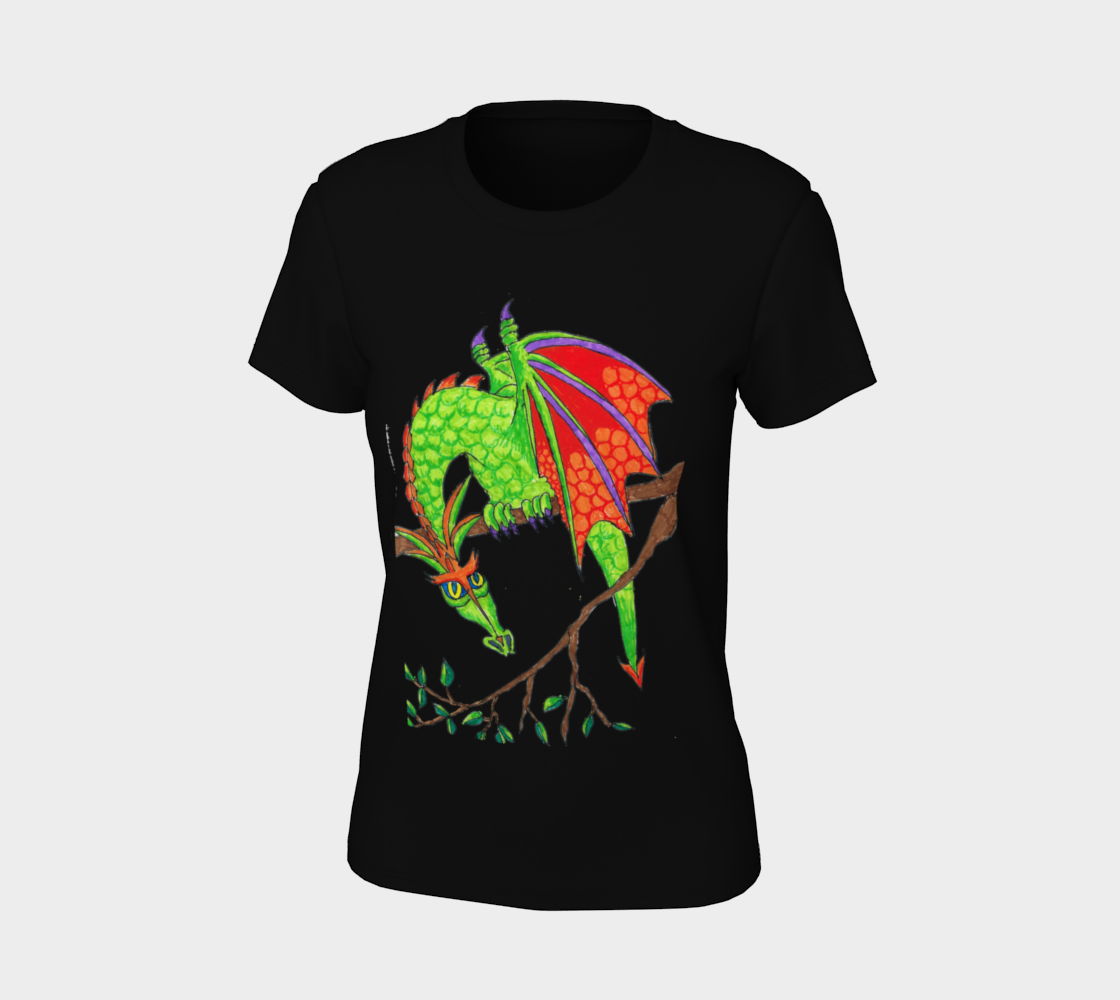 dragon in tree t shirt preview #7