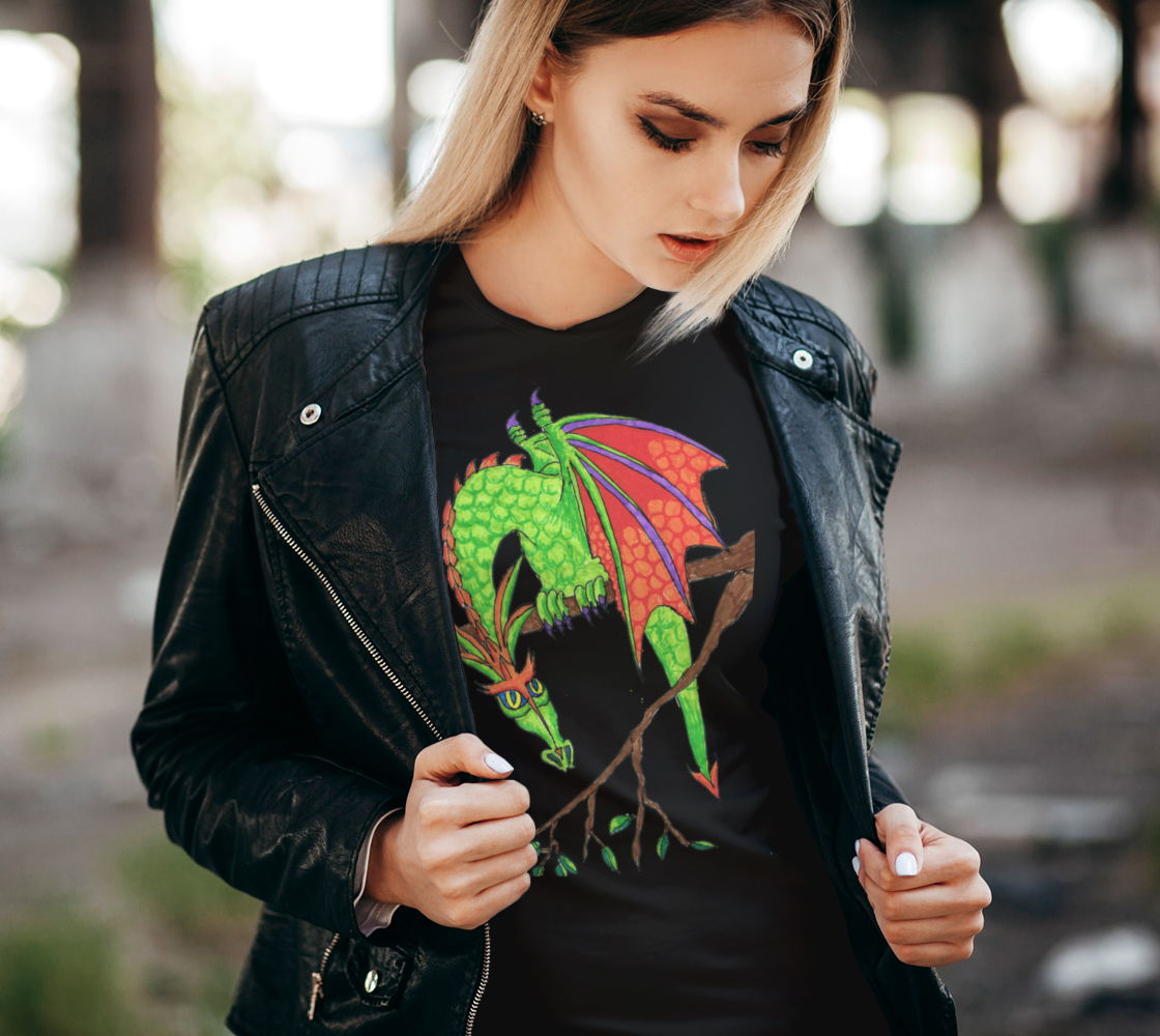 dragon in tree t shirt preview #2