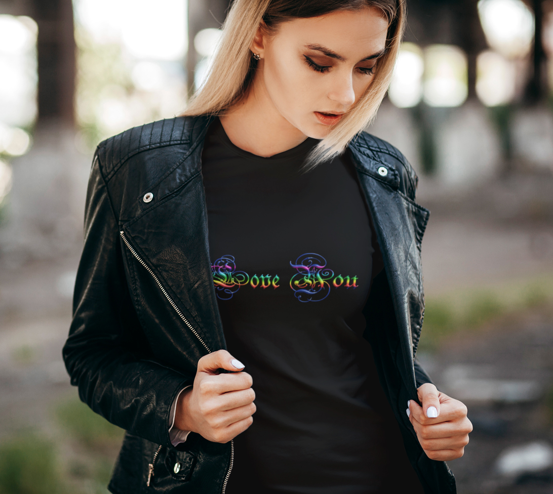 I Love You. Gradient Decorative Text preview #2