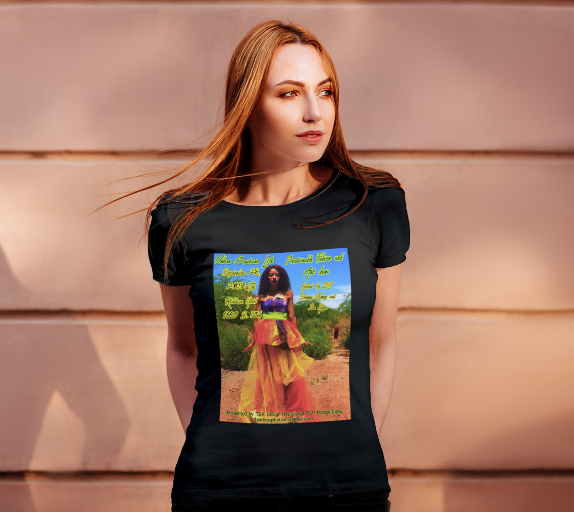 Aperçu de LIMITED EDITION: Urban Couture Life: Sustainable Fashion and Art Show TShirt #4