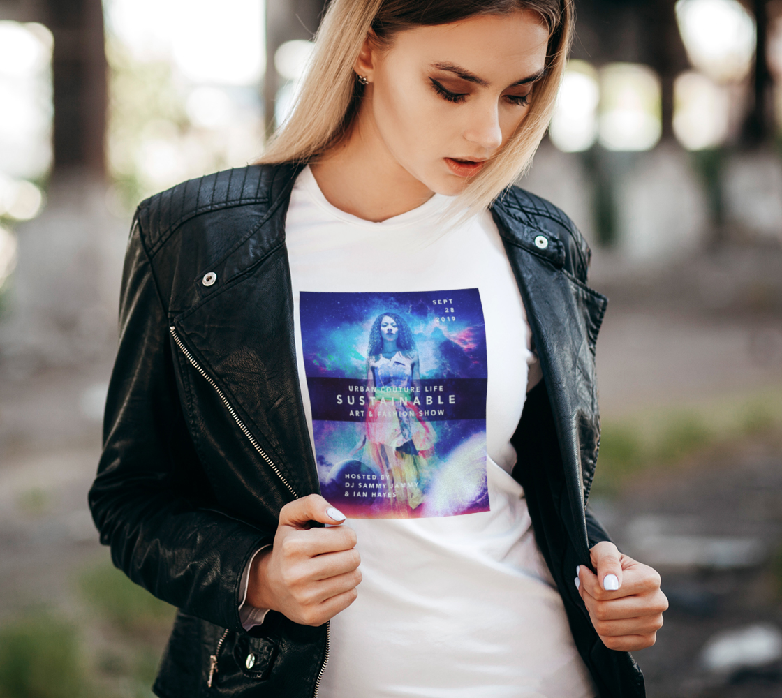 Aperçu de LIMITED EDITION: Urban Couture Life: Sustainable Fashion and Art Show TShirt #2