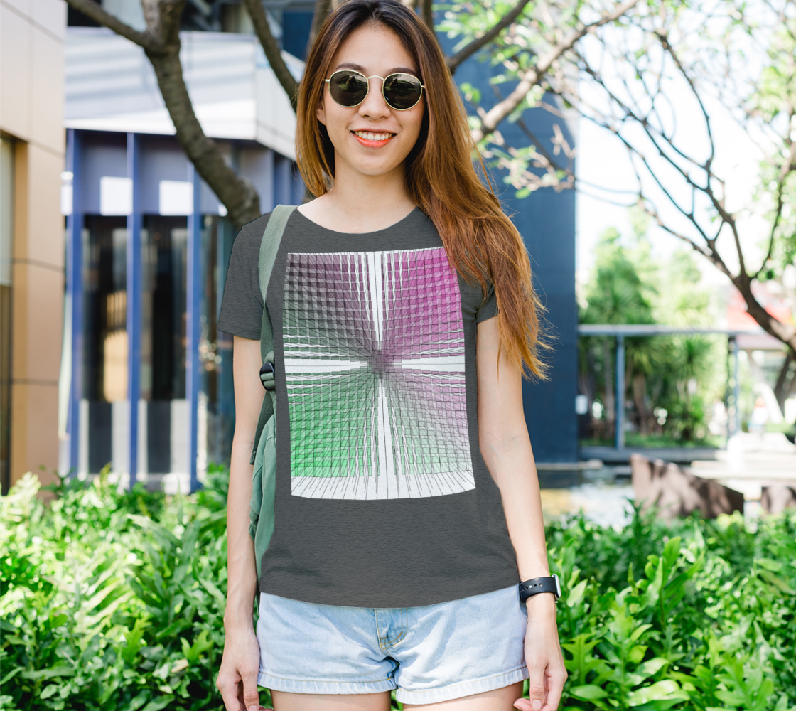 Green Red Ombre flow Women's Tee preview