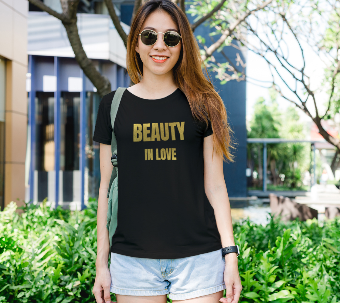 Aperçu de Tee-shirt Femme Beauty in love