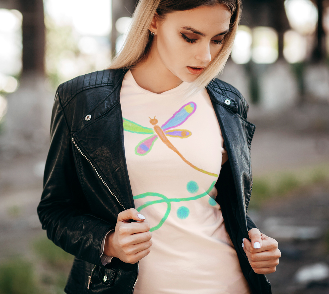 Abstract Dragonfly Colorful Art to Wear preview #2