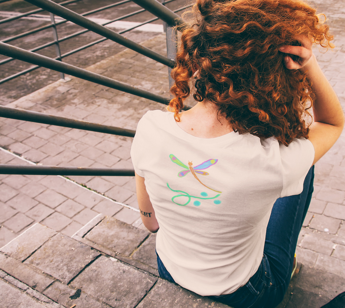 Abstract Dragonfly Colorful Art to Wear preview #6