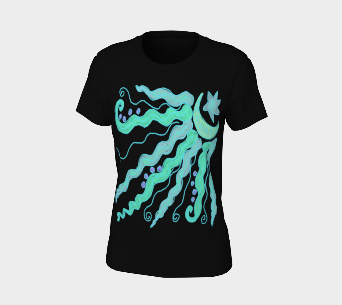 Moon and Star Abstract Art to Wear preview #7