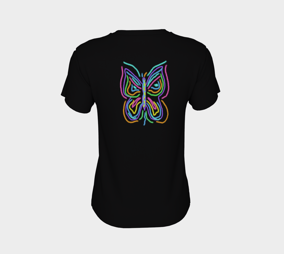 Colorful Abstract Butterfly Wearable Art preview #8