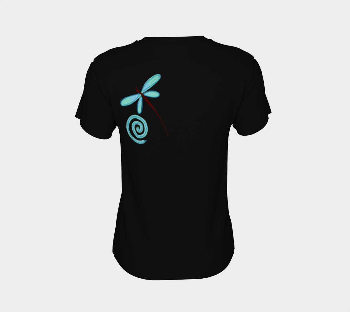 Dragonfly and Spiral Abstract Art to Wear preview #8