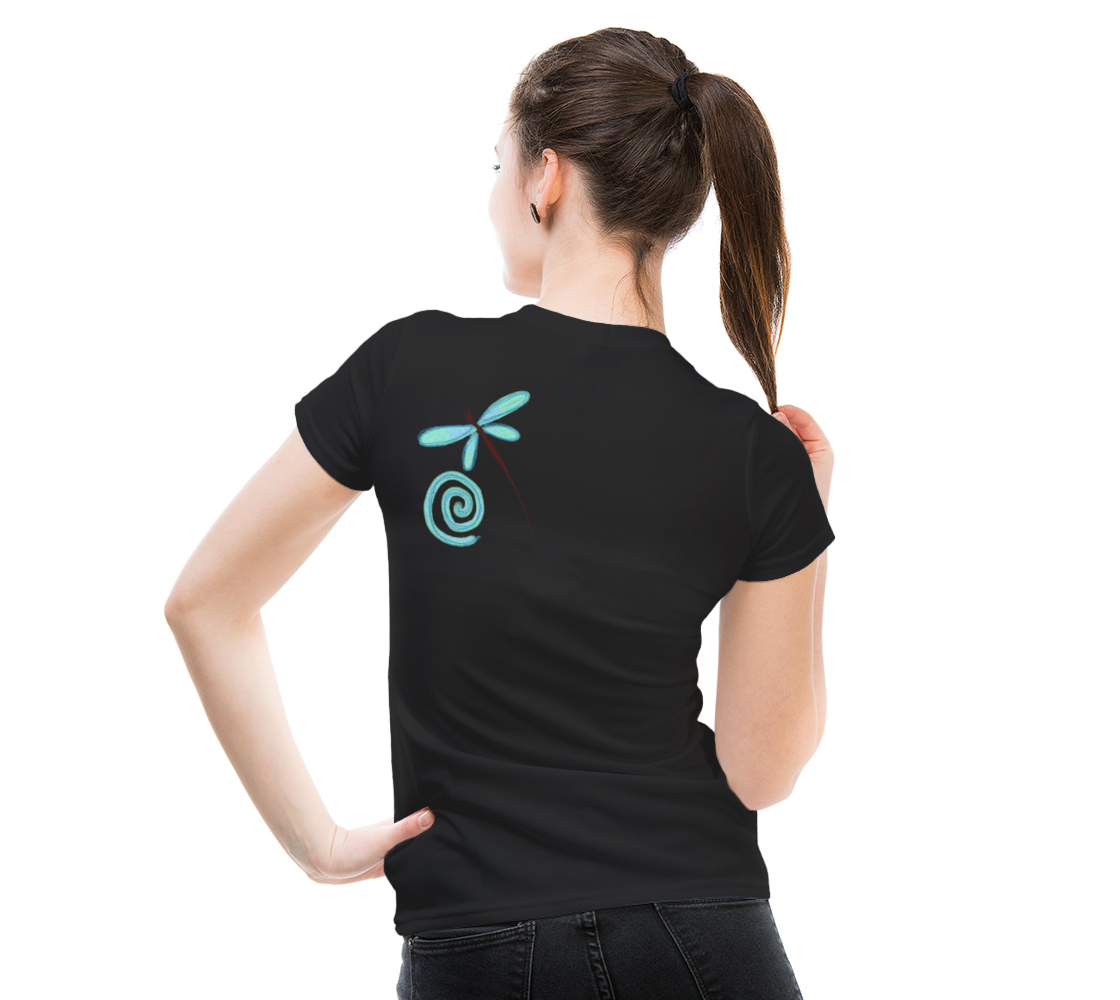 Dragonfly and Spiral Abstract Art to Wear preview #5