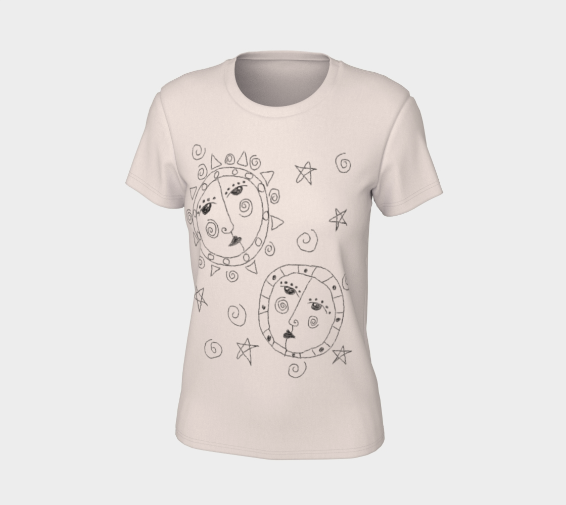 Sun and Moon Abstract Art to Wear preview #7