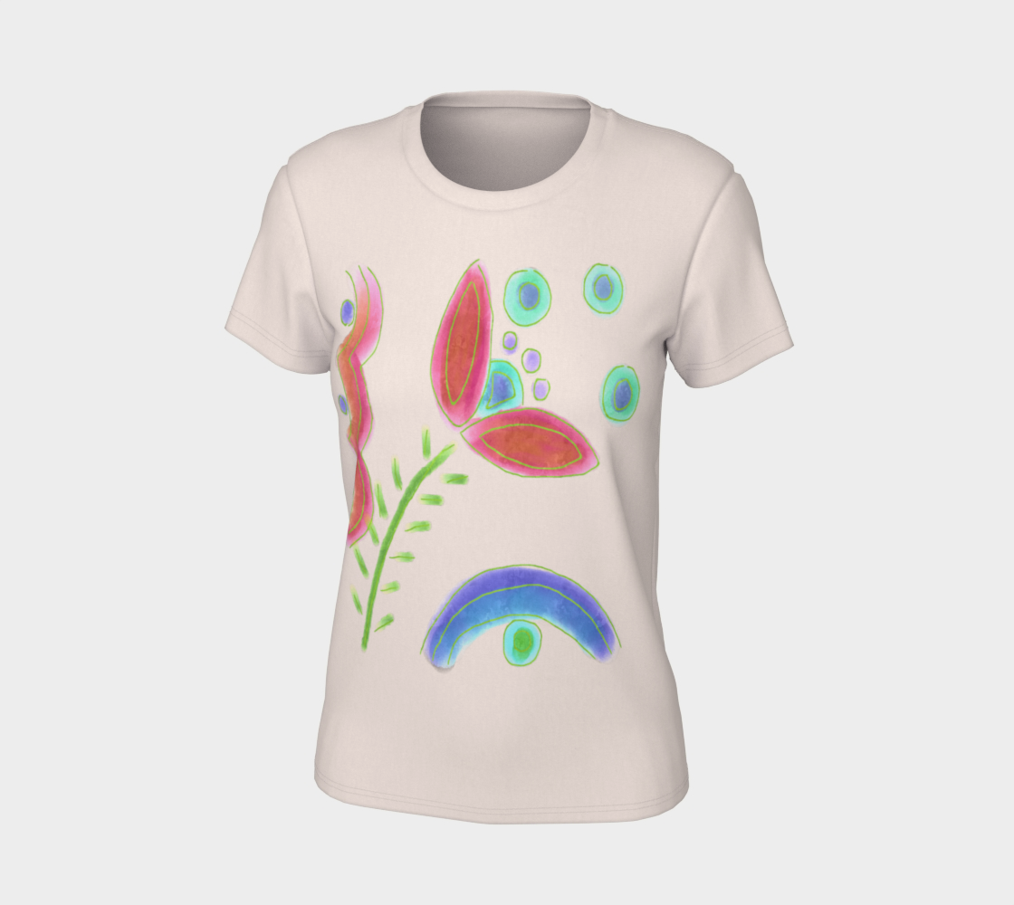 Colorful Abstract Floral Art to Wear preview #7