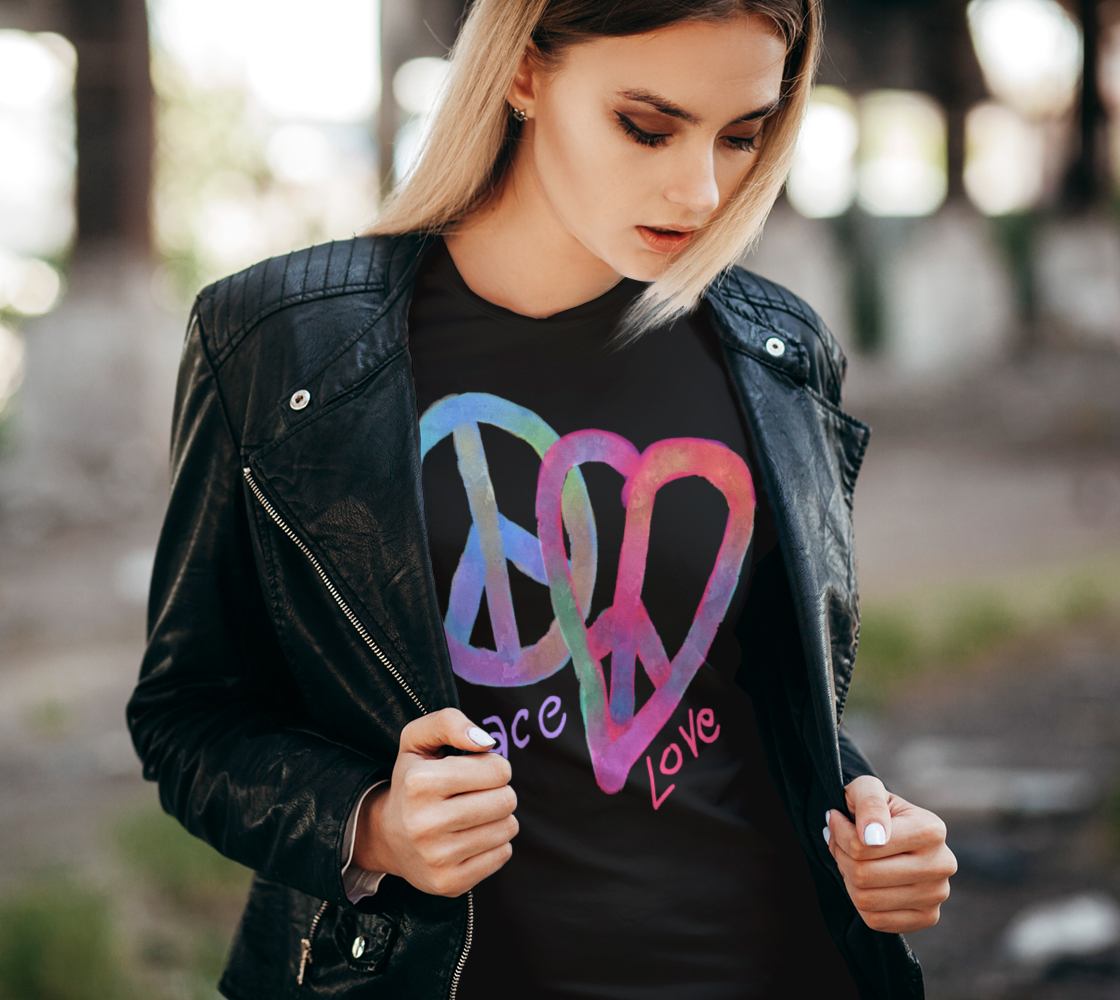 Peace and Love Abstract Wearable Art preview #2
