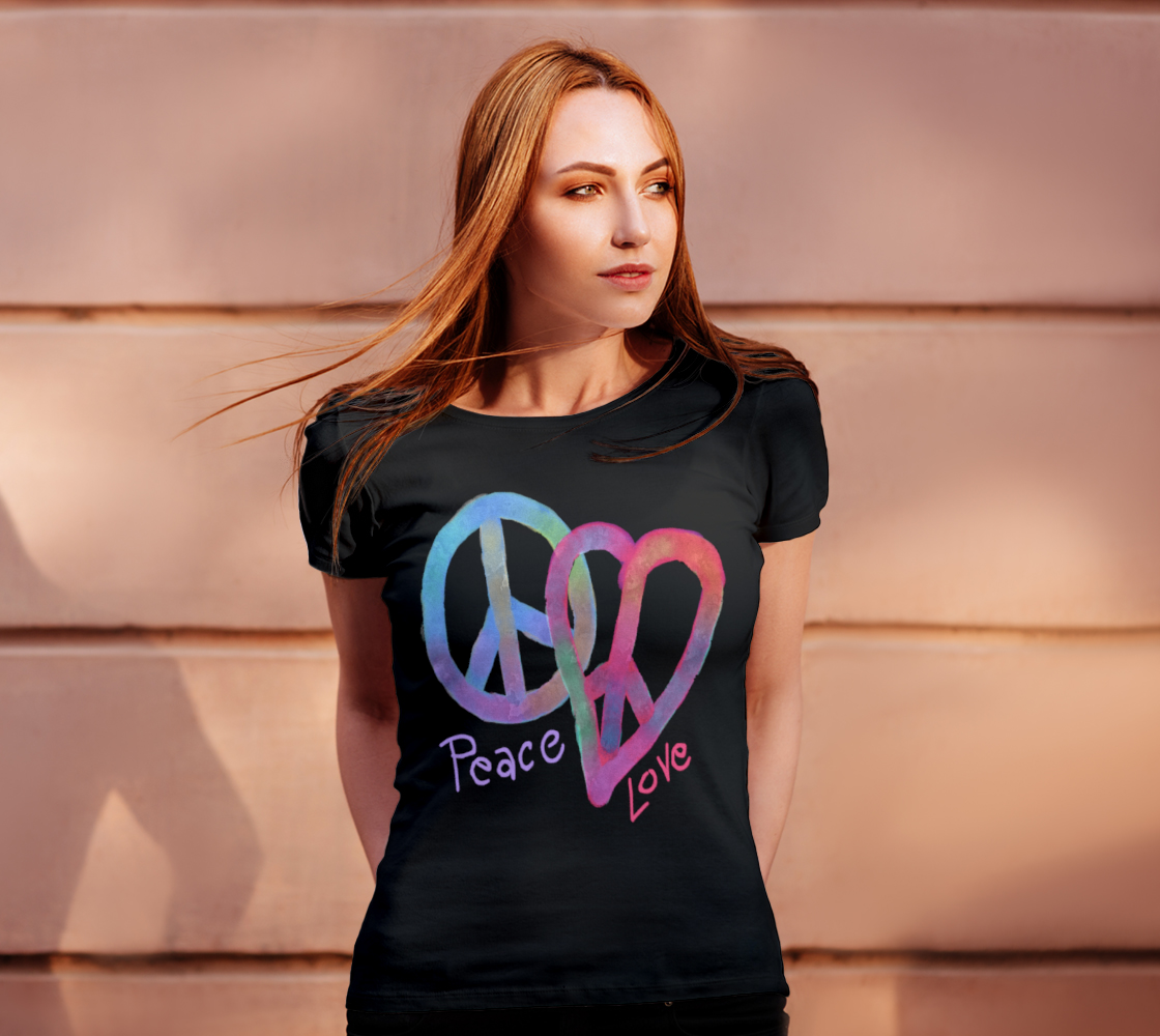 Peace and Love Abstract Wearable Art preview #4