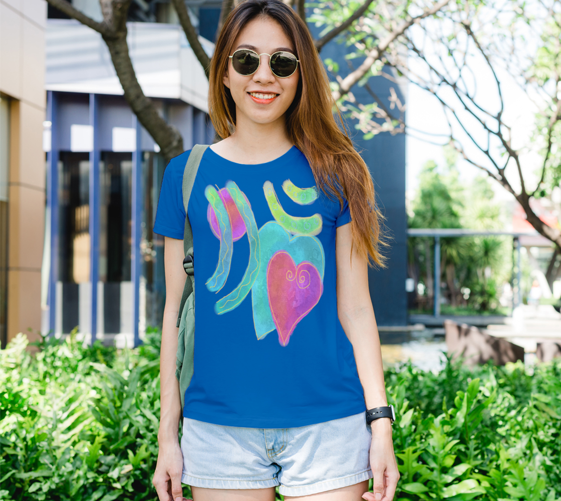 2 Hearts Abstract Art to Wear preview #1