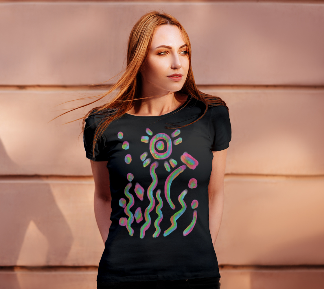 Aperçu de Original Abstract Art to Wear #4