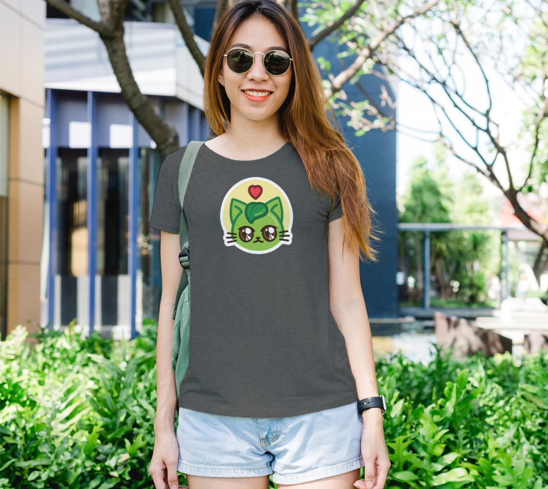 Cat Bean Face Women's T-Shirt preview