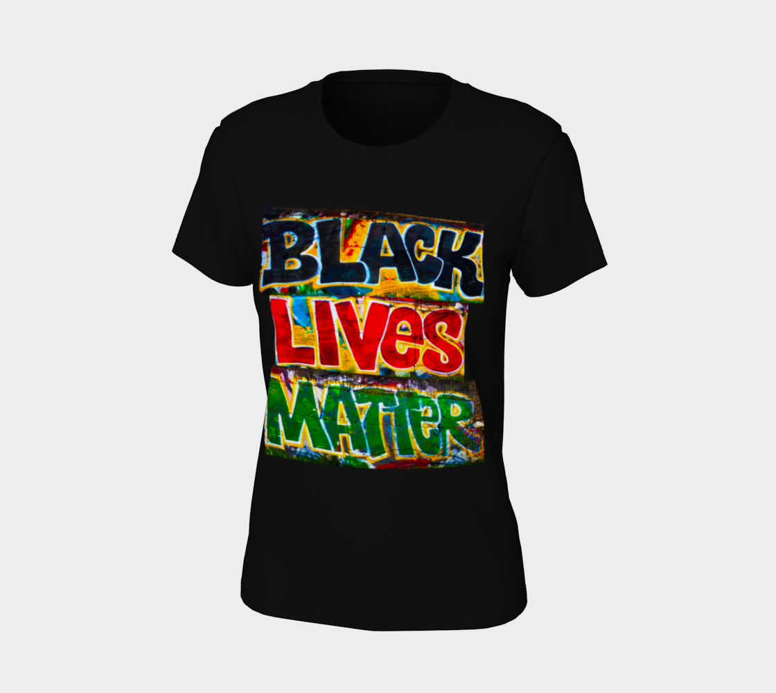 Black Lives Matter Graffiti Wall Women's Tee, AOWSGD preview #7
