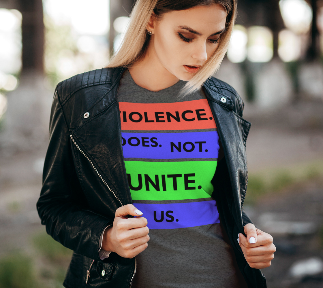 Violence Does Not Unite Us Period Women's Tee, AOWSGD preview #2