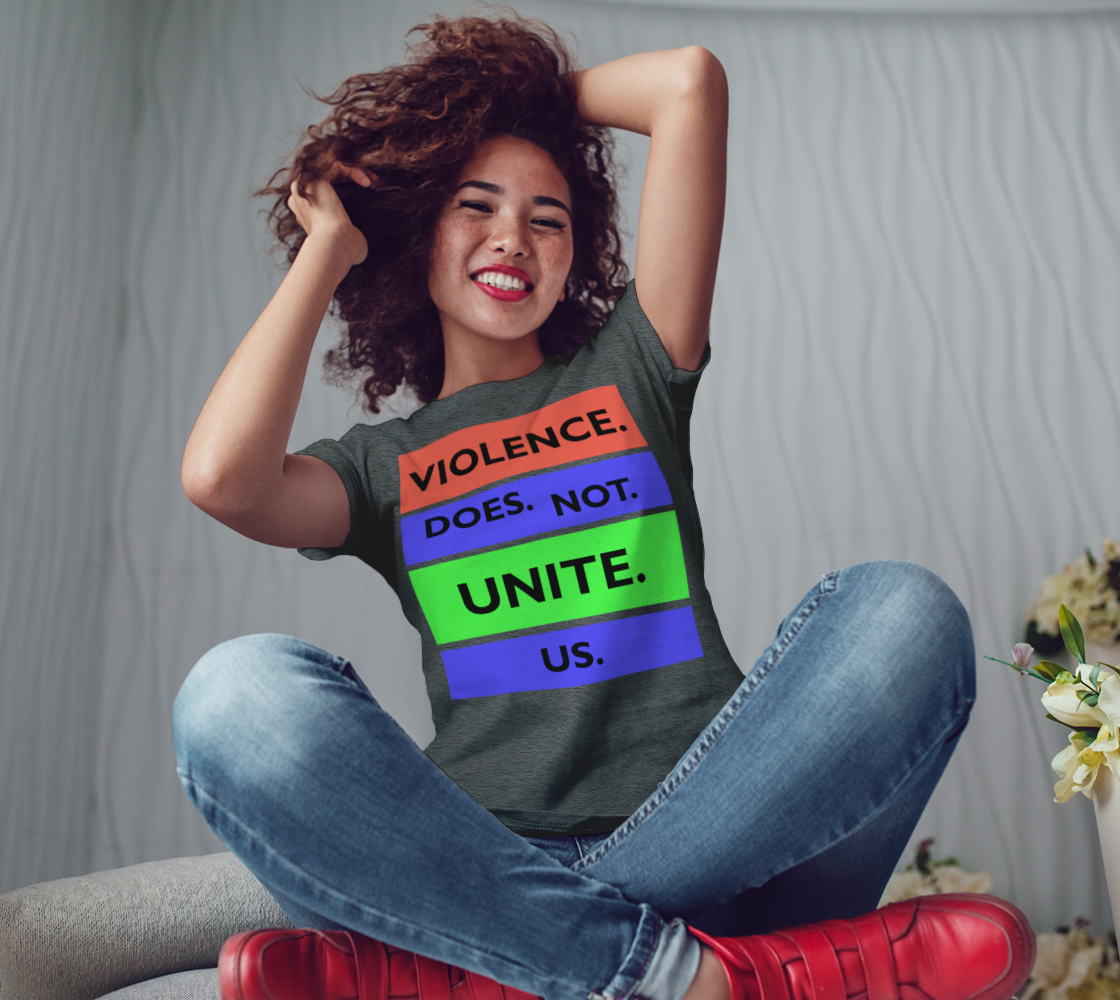 Violence Does Not Unite Us Period Women's Tee, AOWSGD preview #3