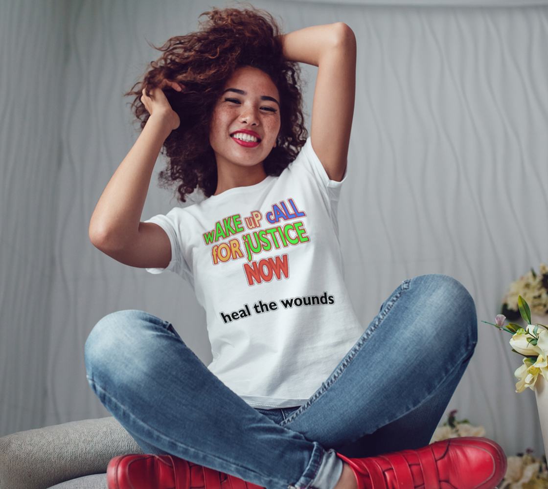 Wake Up Call for Justice Heal the Wounds Women's Tee, AOWSGD preview #3