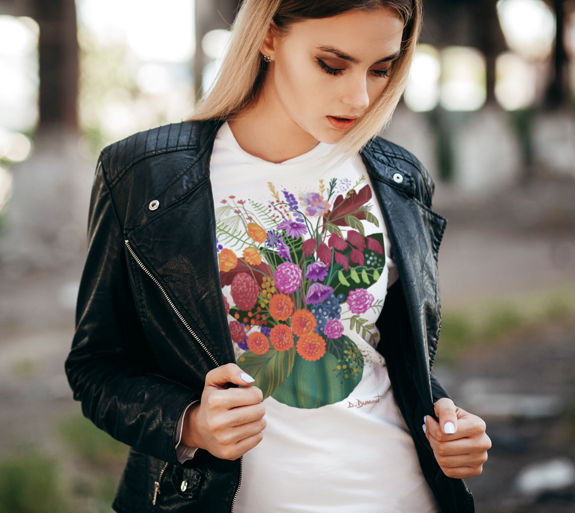 T-shirt femme Bouquet d’automne  preview #2