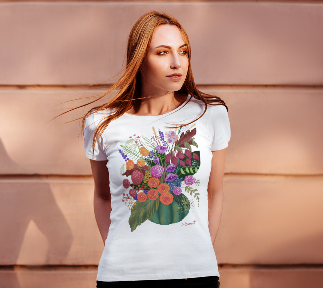 T-shirt femme Bouquet d’automne  thumbnail #5