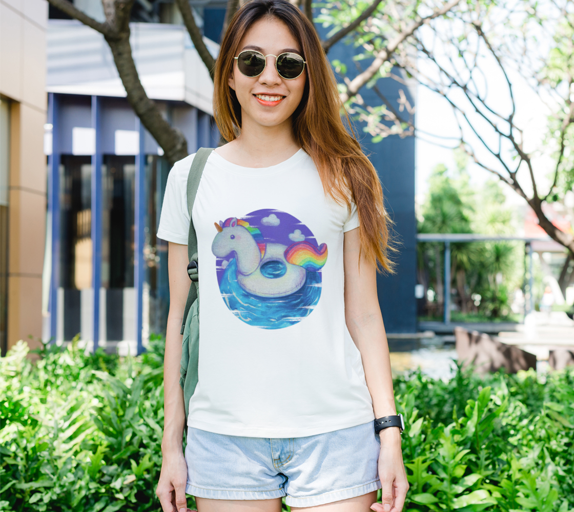 Unicorn Float Womens Tee preview