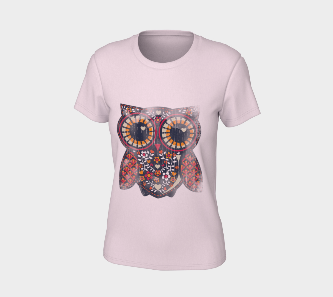Artsy Heart Floral Owl preview #7