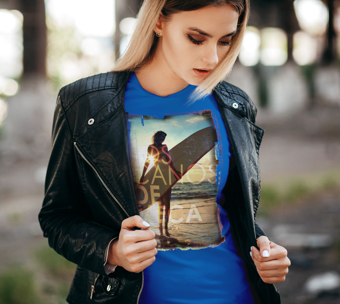 Summer Surfer Woman Surfboard Beach preview #2