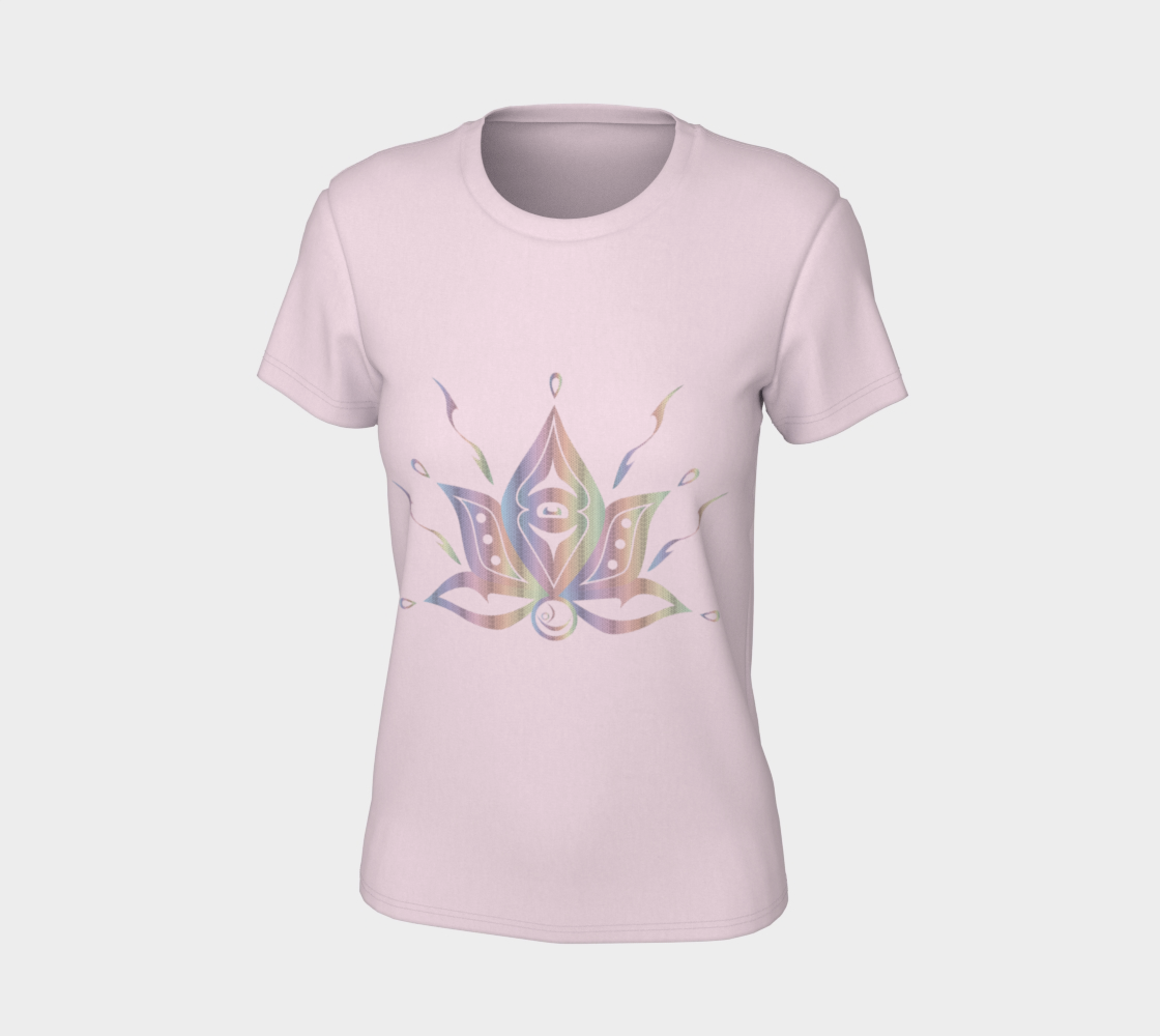 Radiate Lotus T-Shirt in Pink Miniature #8