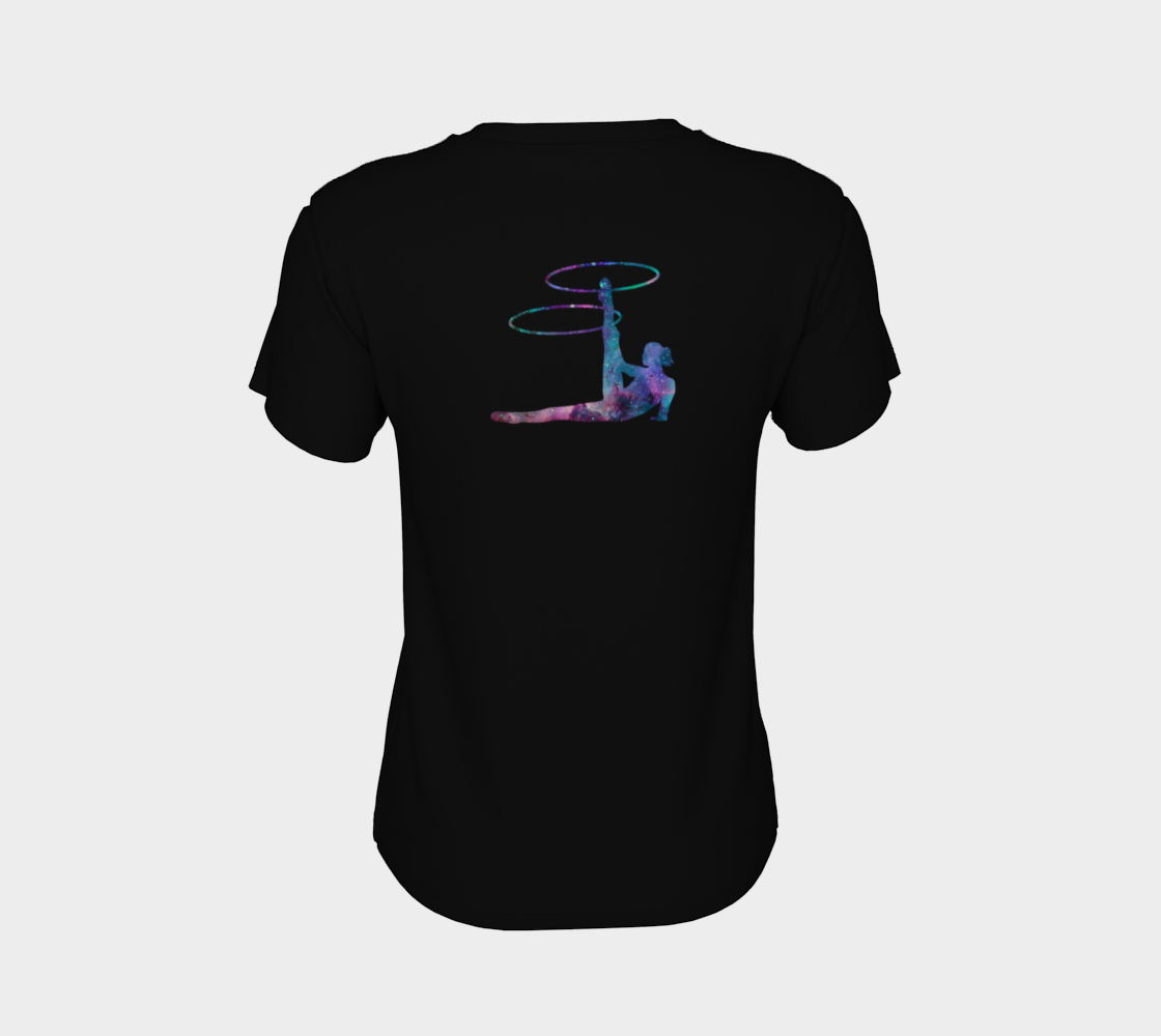 Hula Hoop Galaxy Flow Arts Teeshirt preview #8