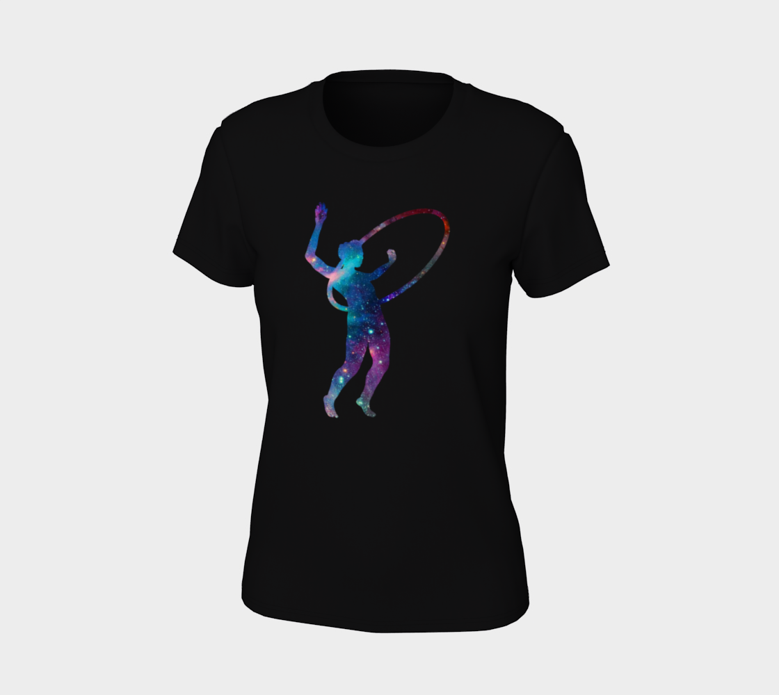 Hula Hoop Galaxy Flow Arts Teeshirt preview #7