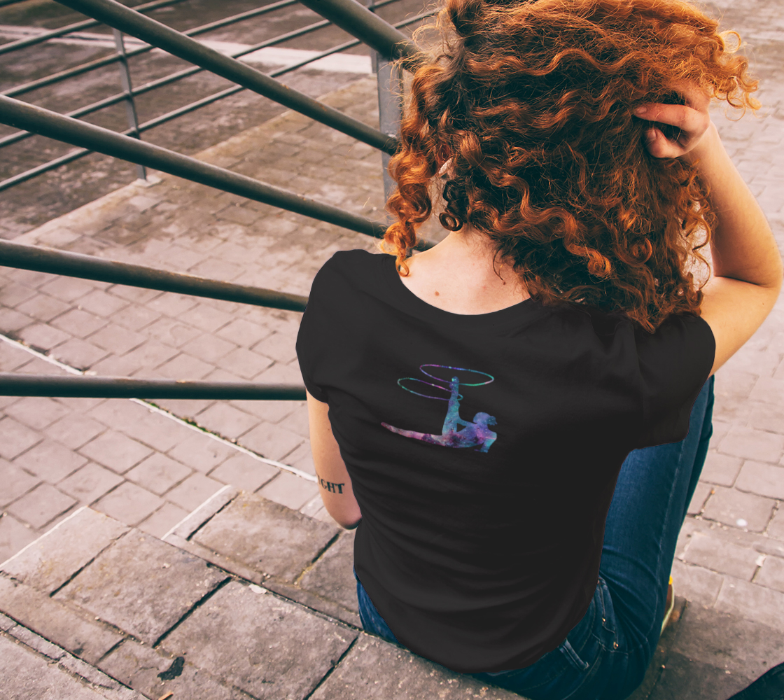 Hula Hoop Galaxy Flow Arts Teeshirt preview #6