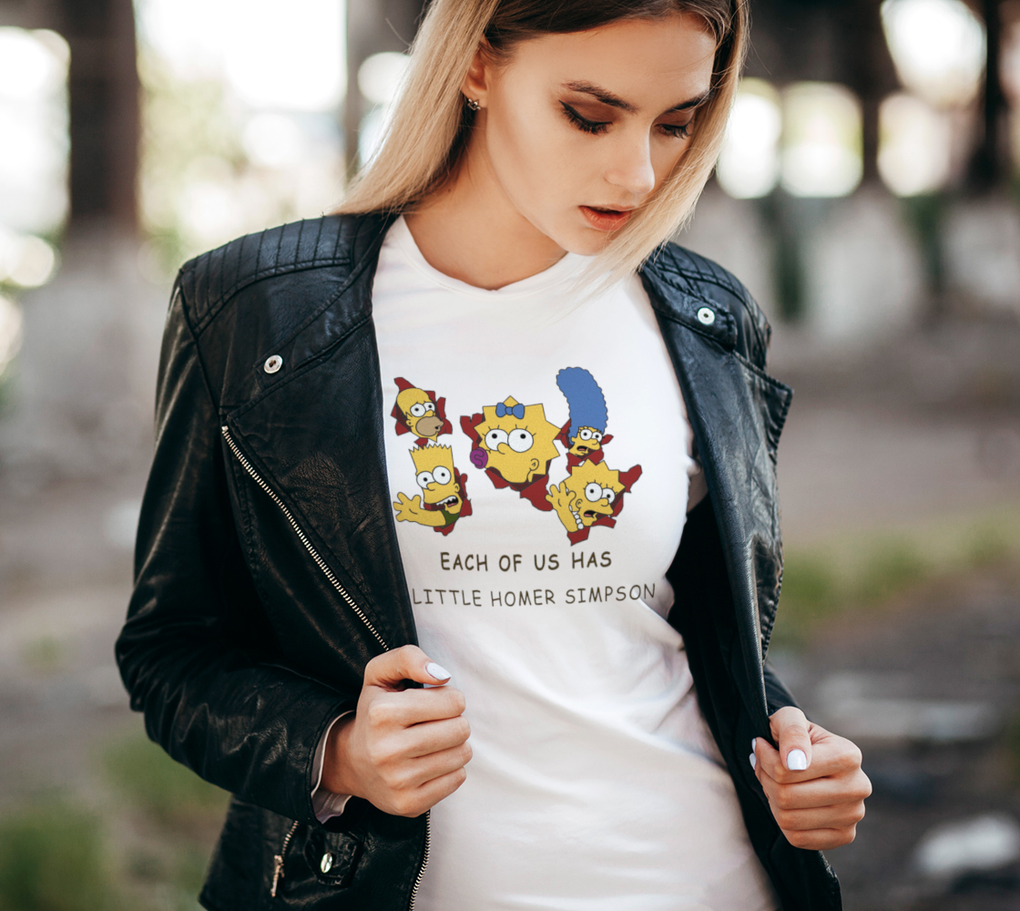Simpsons family with inscription preview #2