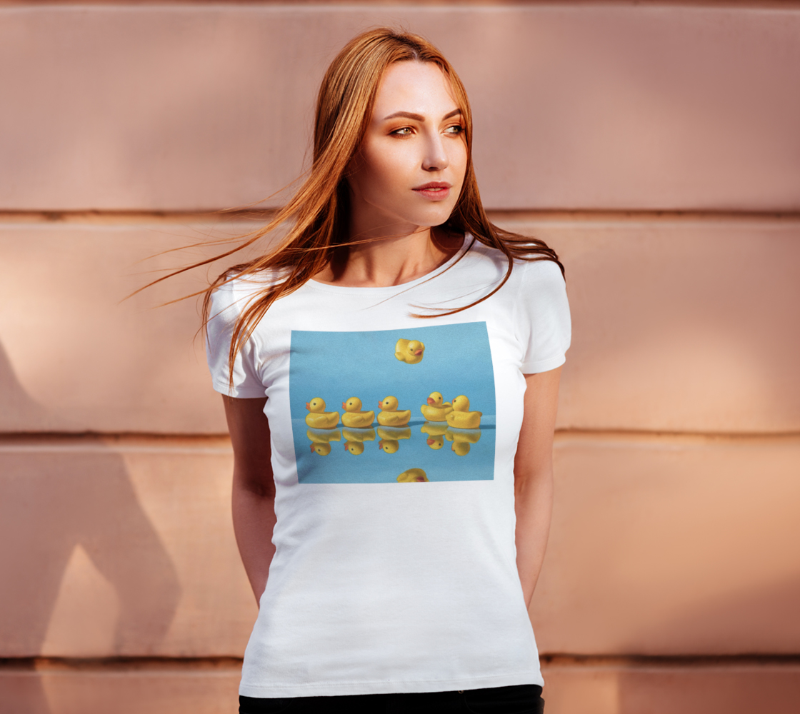 Ducks in a Row Women's Tee preview #4