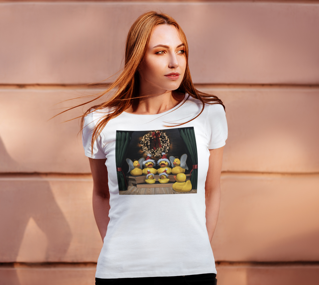 Duck the Halls Women's Tee preview #4