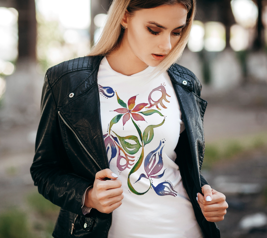 Surreal Flower Woman's Tee preview #2